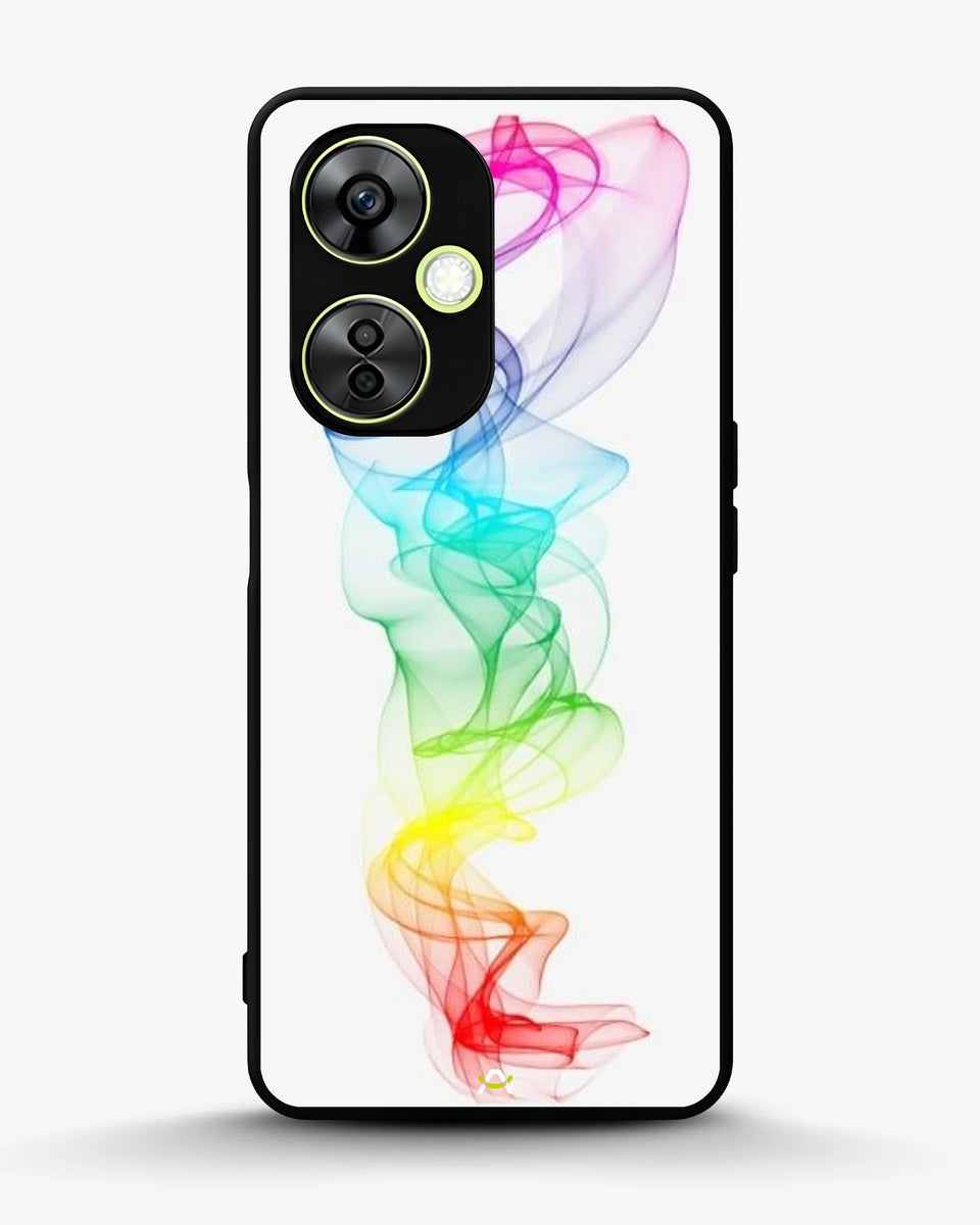Creslia rainbow smoke phone case - rainbow smoke phone case oneplus nord ce3 lite