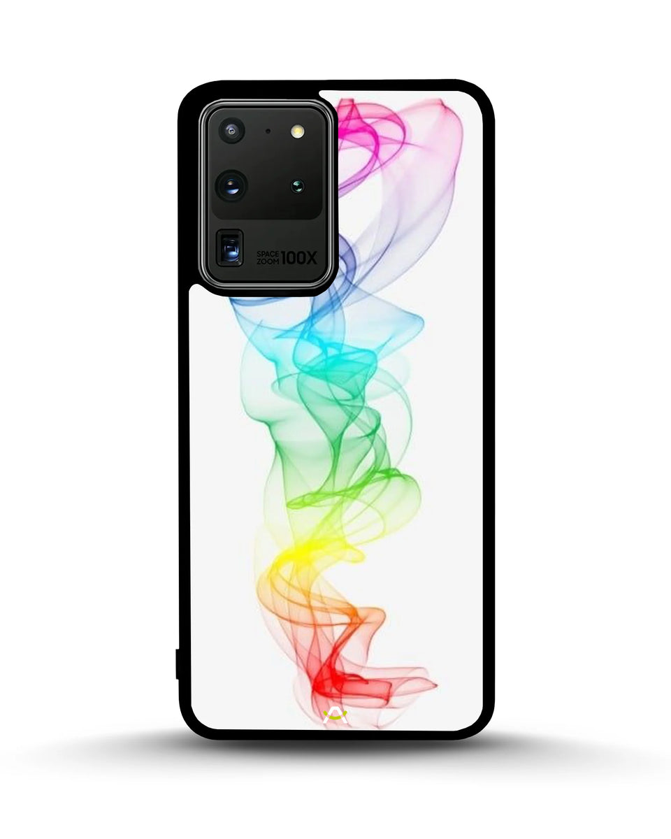 Creslia rainbow smoke phone case - rainbow smoke phone case samsung galaxy s20 ultra