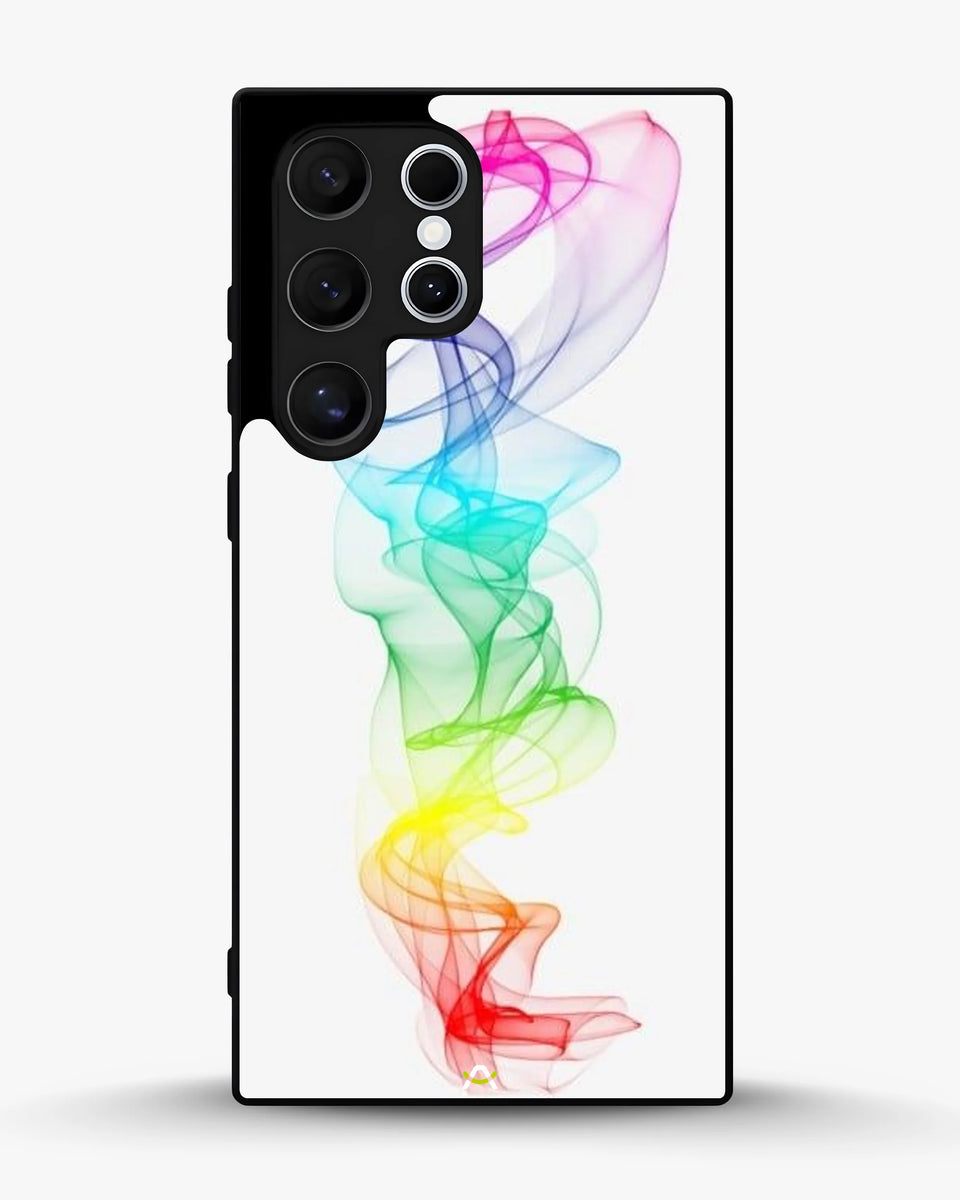 Creslia rainbow smoke phone case - rainbow smoke phone case samsung galaxy s22 ultra