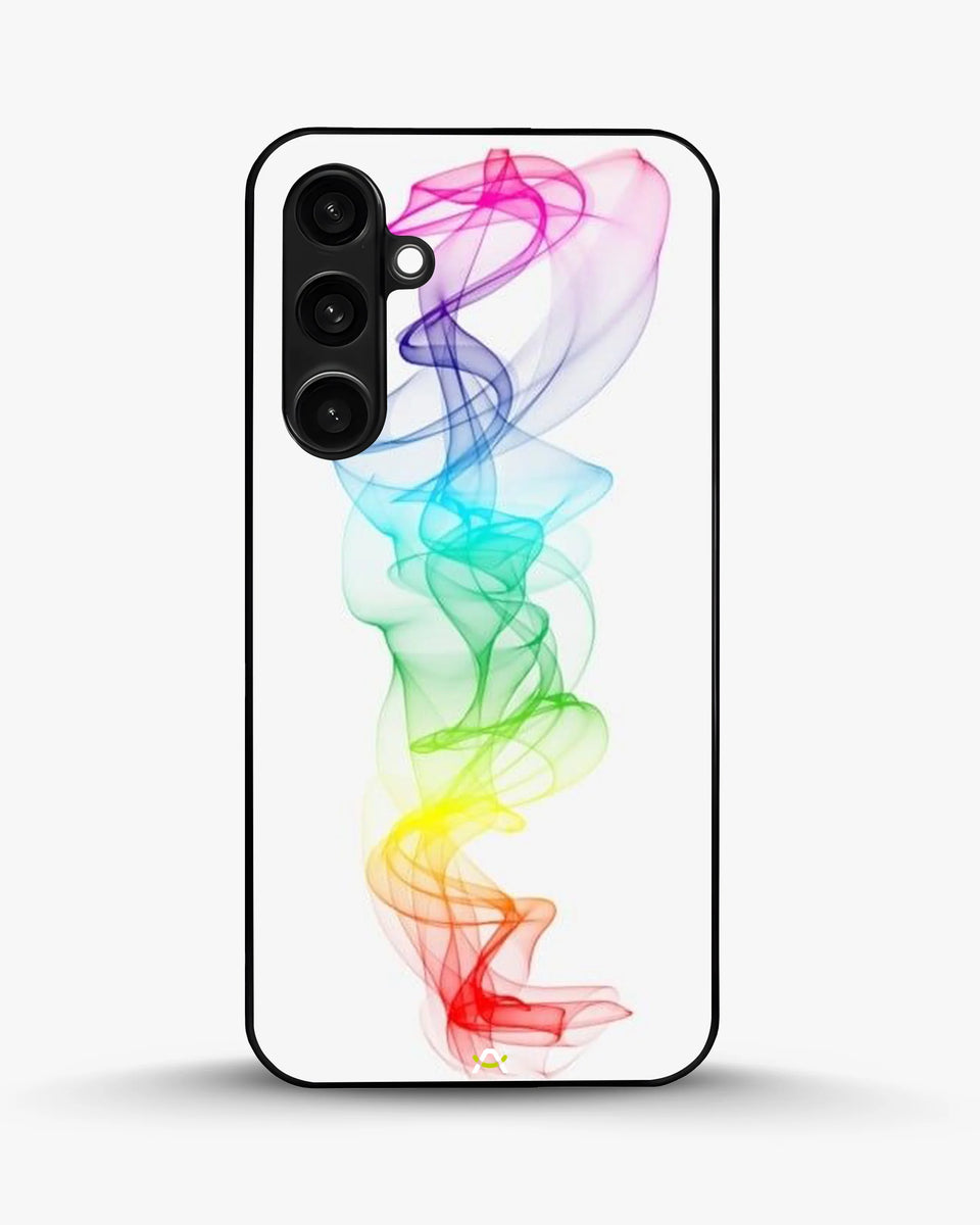 Creslia rainbow smoke phone case - rainbow smoke phone case samsung galaxy s23 fe