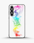 Creslia rainbow smoke phone case - rainbow smoke phone case samsung galaxy s24 plus
