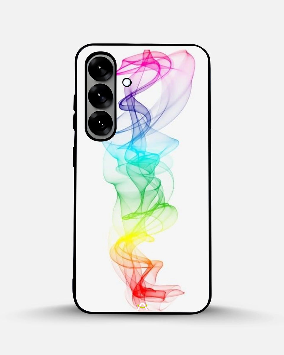 Creslia rainbow smoke phone case - rainbow smoke phone case samsung galaxy s25