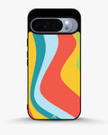 Creslia retro wavy stripes phone case - retro wavy stripes phone case google pixel 10 pro xl