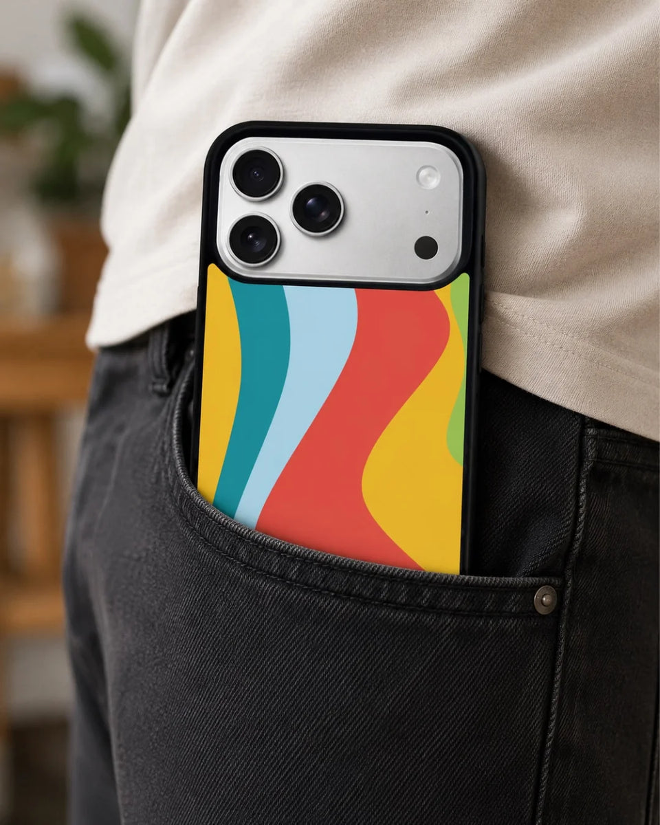 Creslia retro wavy stripes phone case general construction specs - retro wavy stripes phone case google pixel general specs 4