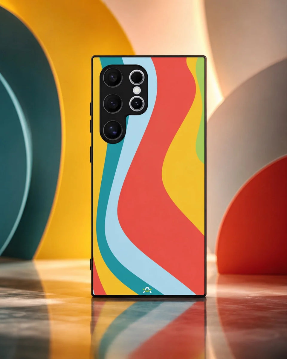 Creslia retro wavy stripes phone case general construction specs - retro wavy stripes phone case google pixel general specs 7