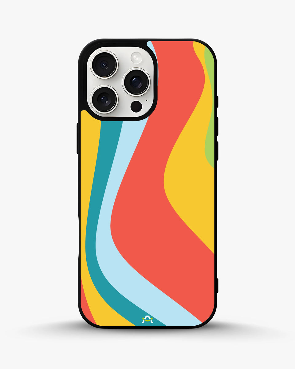 Creslia retro wavy stripes phone case - retro wavy stripes phone case iphone 12 pro