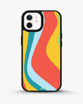 Creslia retro wavy stripes phone case - retro wavy stripes phone case iphone 12