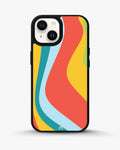 Creslia retro wavy stripes phone case - retro wavy stripes phone case iphone 13