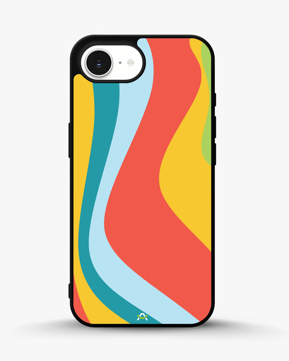 Creslia retro wavy stripes phone case - retro wavy stripes phone case iphone 16e