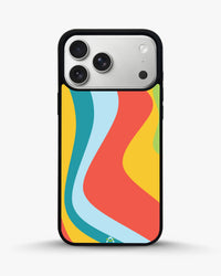 Retro Wavy Stripes Phone Case - Multicolor 70s Print for iPhone, Samsung, Pixel, OnePlus & Vivo