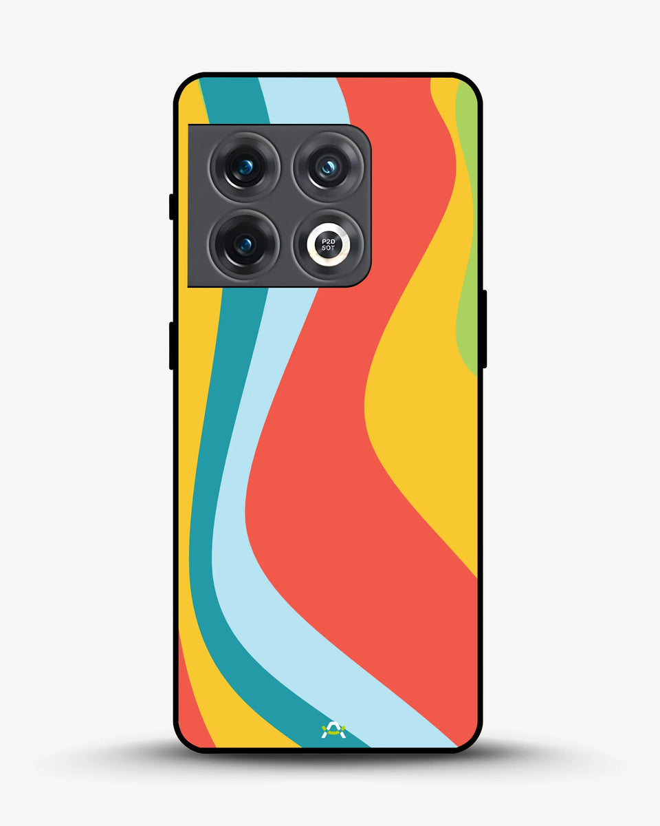 Creslia retro wavy stripes phone case - retro wavy stripes phone case oneplus 10 pro