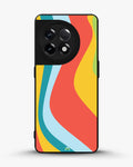 Creslia retro wavy stripes phone case - retro wavy stripes phone case oneplus 11r