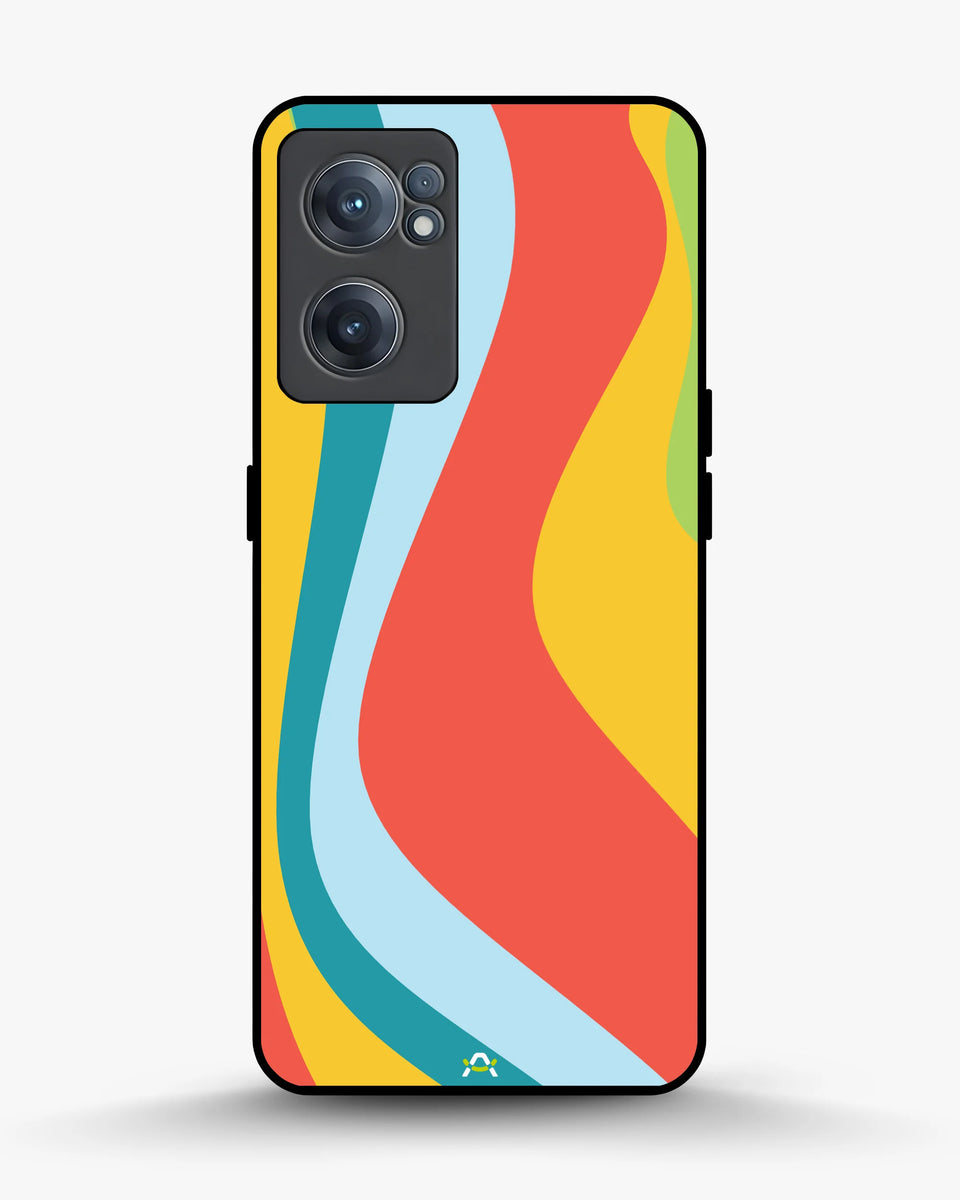 Creslia retro wavy stripes phone case - retro wavy stripes phone case oneplus nord ce2
