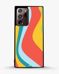 Creslia retro wavy stripes phone case - retro wavy stripes phone case samsung galaxy note 20 ultra
