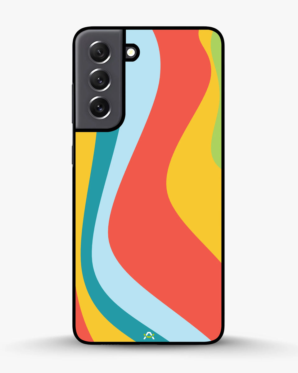 Creslia retro wavy stripes phone case - retro wavy stripes phone case samsung galaxy s22