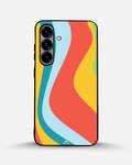 Creslia retro wavy stripes phone case - retro wavy stripes phone case samsung galaxy s25