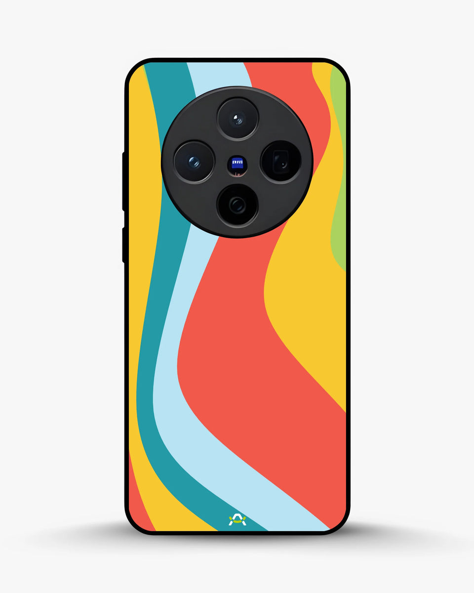 Creslia retro wavy stripes phone case - retro wavy stripes phone case vivo x200
