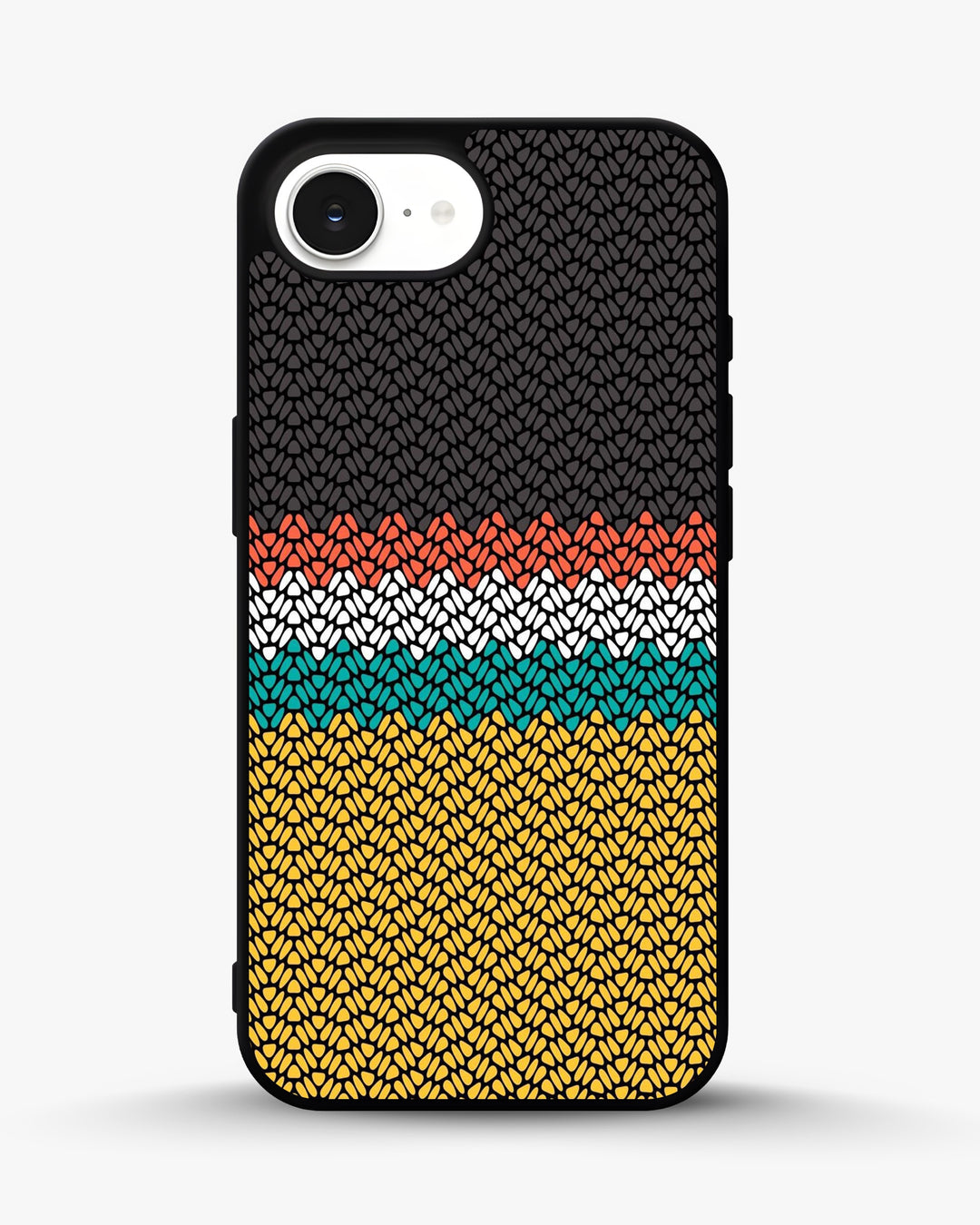 Retro Knit Pattern Designer Phone Case - Boho Colorful Aesthetic