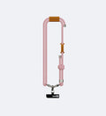 Glow-in-the-Dark Phone Lanyard – Fluorescent Pink, Adjustable Neck & Wrist Strap for All Phones. - Creslia