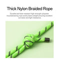 8mm Glow-in-the-Dark Phone Lanyard – Blue, Adjustable Neck & Wrist Strap for All Phones - Creslia