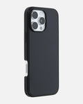 Rugged Armor Case for iPhone 16 Pro Max in black, showcasing dual-layer military-grade protection.