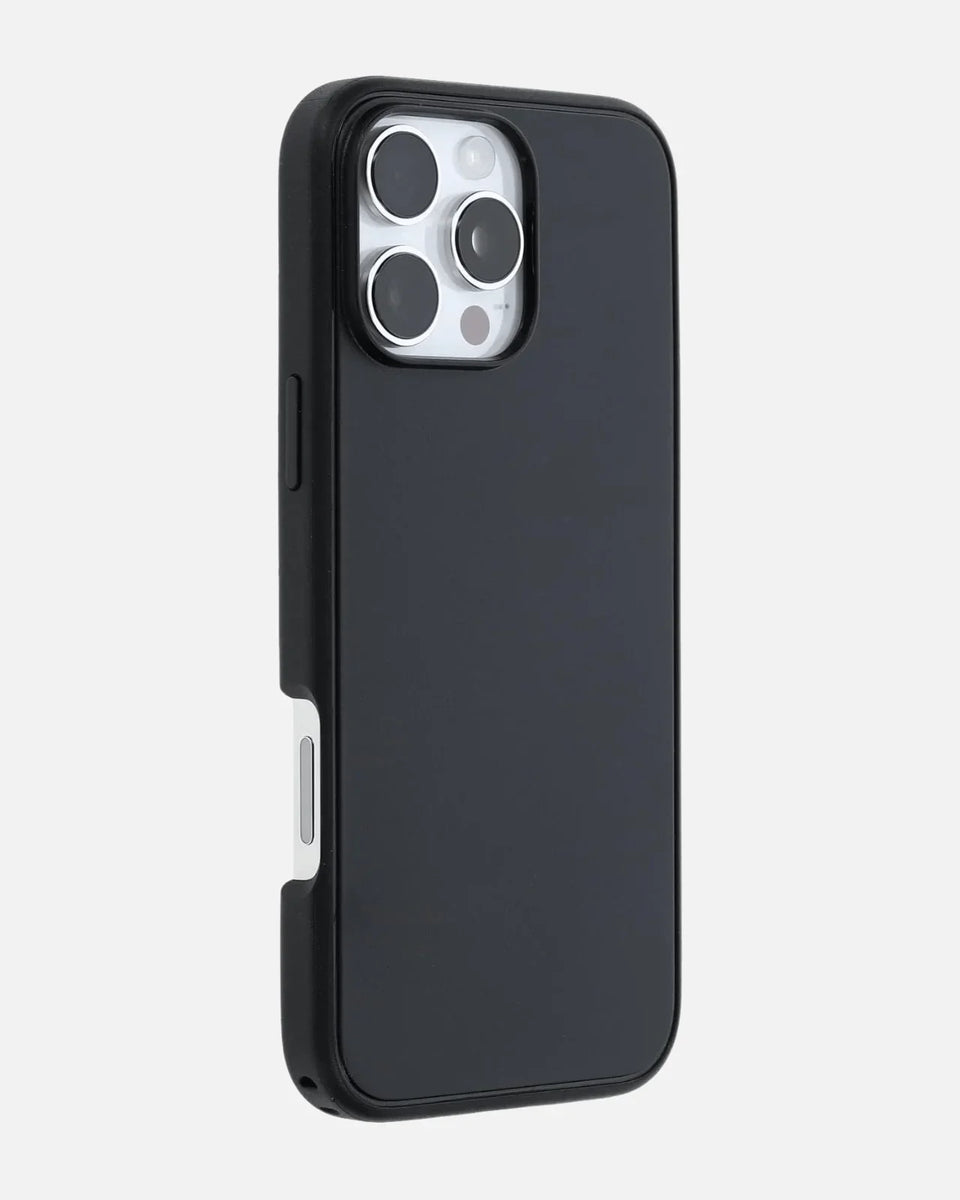 Rugged Armor Case for iPhone 16 Pro Max in black, showcasing dual-layer military-grade protection.