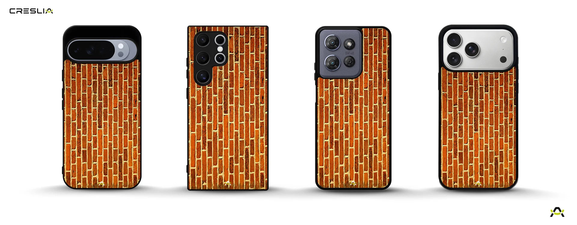 Creslia rustic red brick phone case - rustic red brick phone case desktop banner