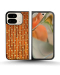 Creslia rustic red brick phone case - rustic red brick phone case google pixel 9 pro fold