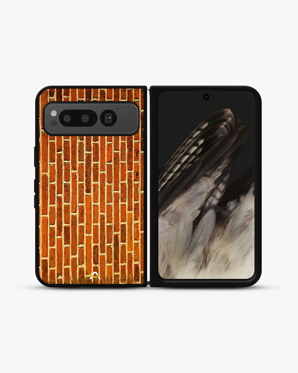 Creslia rustic red brick phone case - rustic red brick phone case google pixel fold