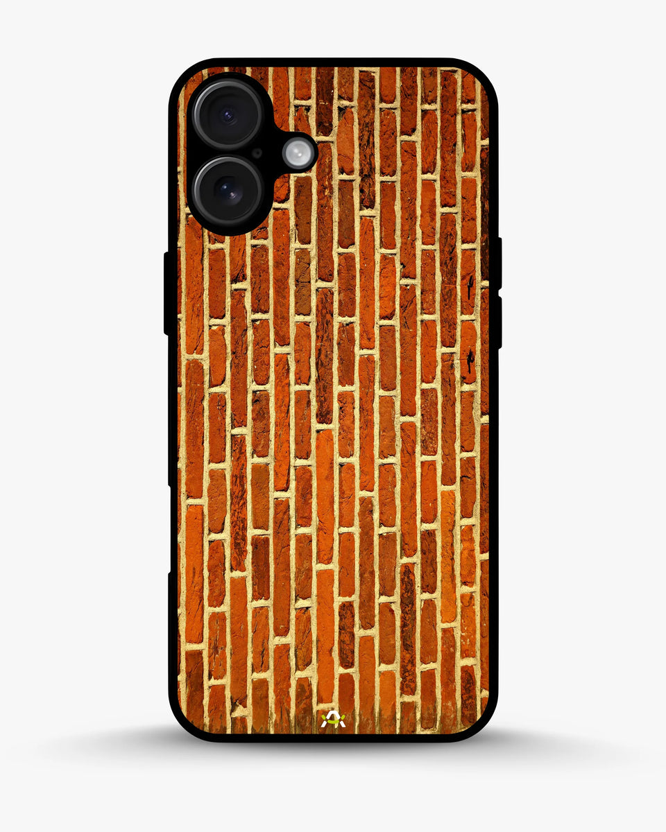 Creslia rustic red brick phone case - rustic red brick phone case iphone 16 plus