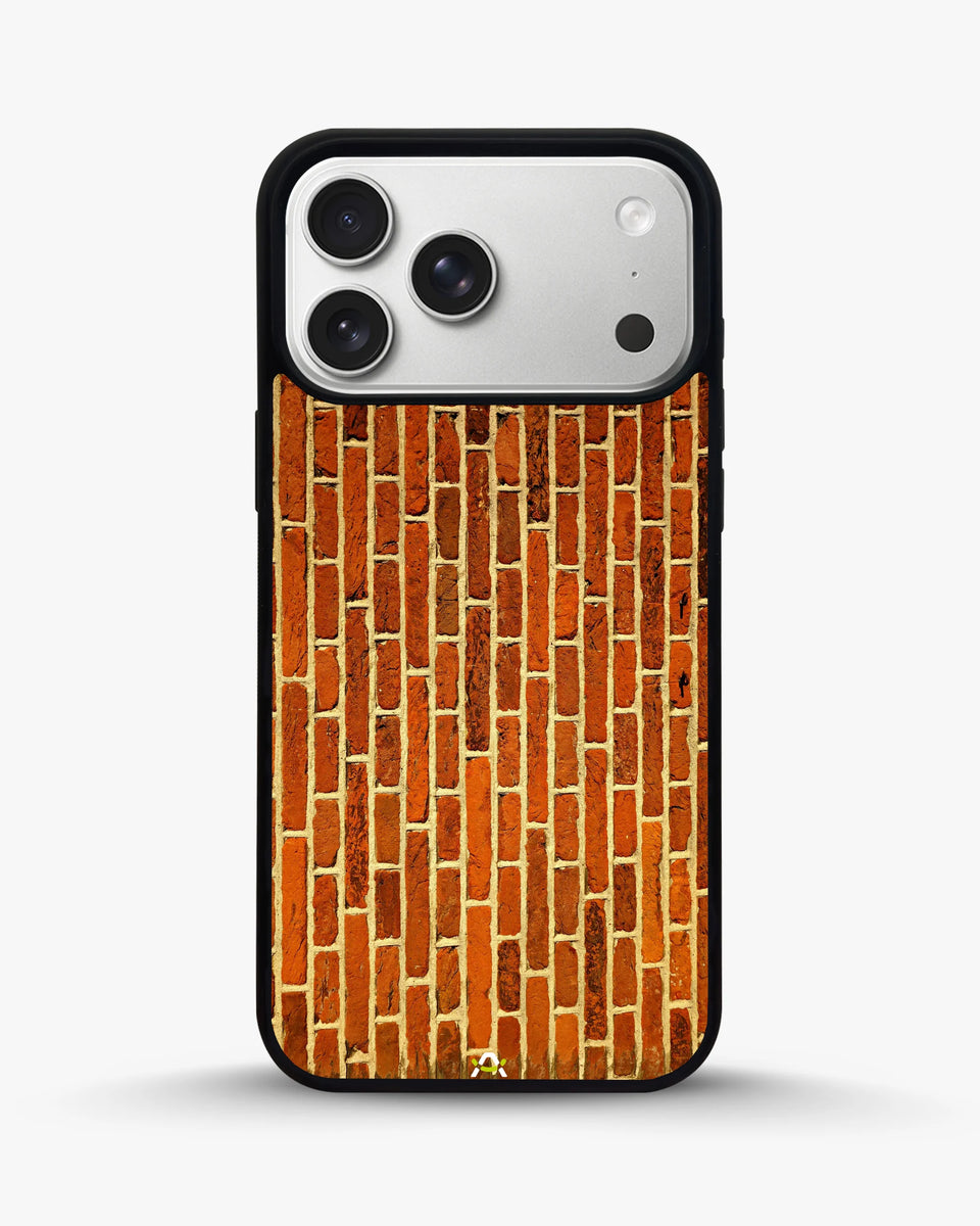 Creslia rustic red brick phone case - rustic red brick phone case iphone 17 pro