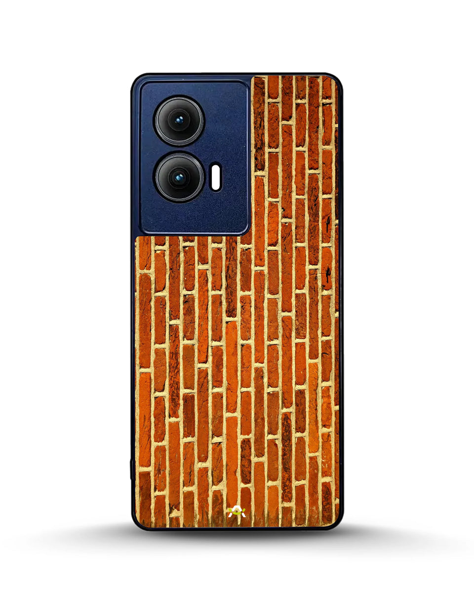 Creslia rustic red brick phone case - rustic red brick phone case motorola edge 2024