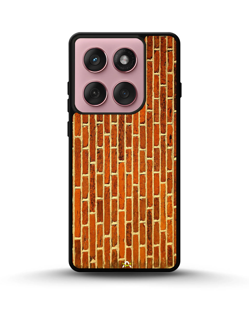 Creslia rustic red brick phone case - rustic red brick phone case motorola edge 2025