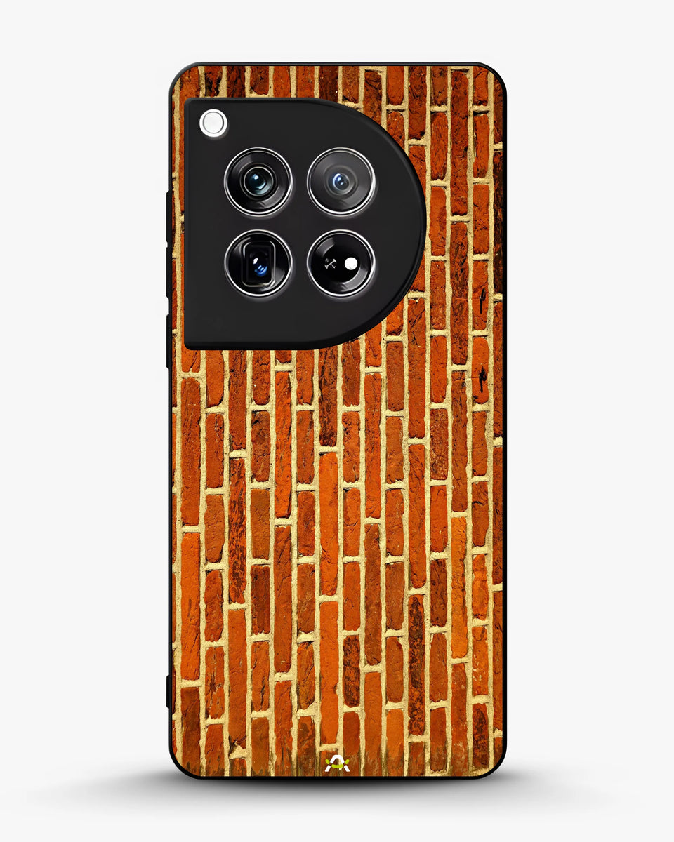 Creslia rustic red brick phone case - rustic red brick phone case oneplus 12r