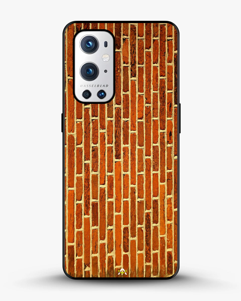 Creslia rustic red brick phone case - rustic red brick phone case oneplus 9 pro