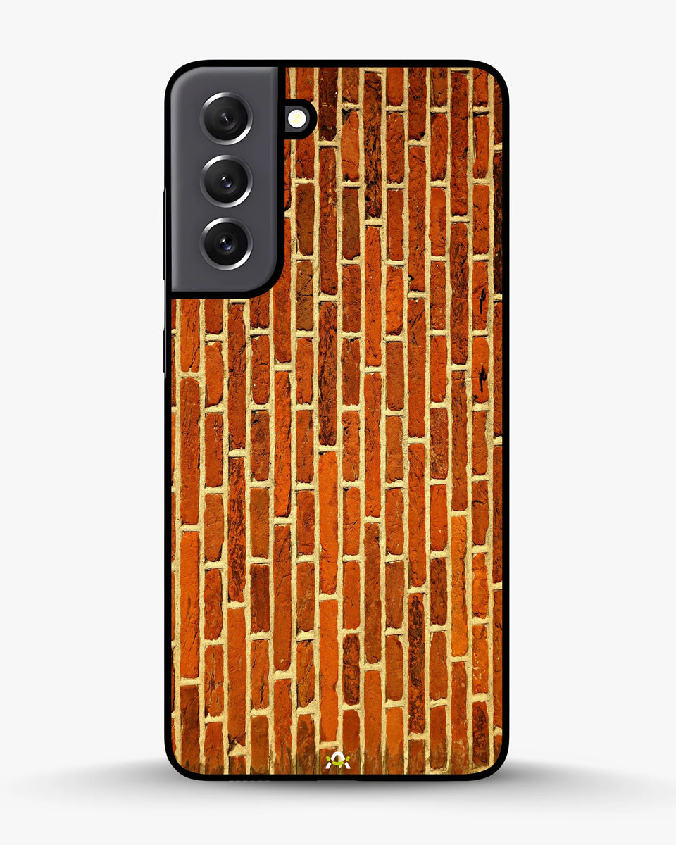 Creslia rustic red brick phone case - rustic red brick phone case samsung galaxy s21 fe