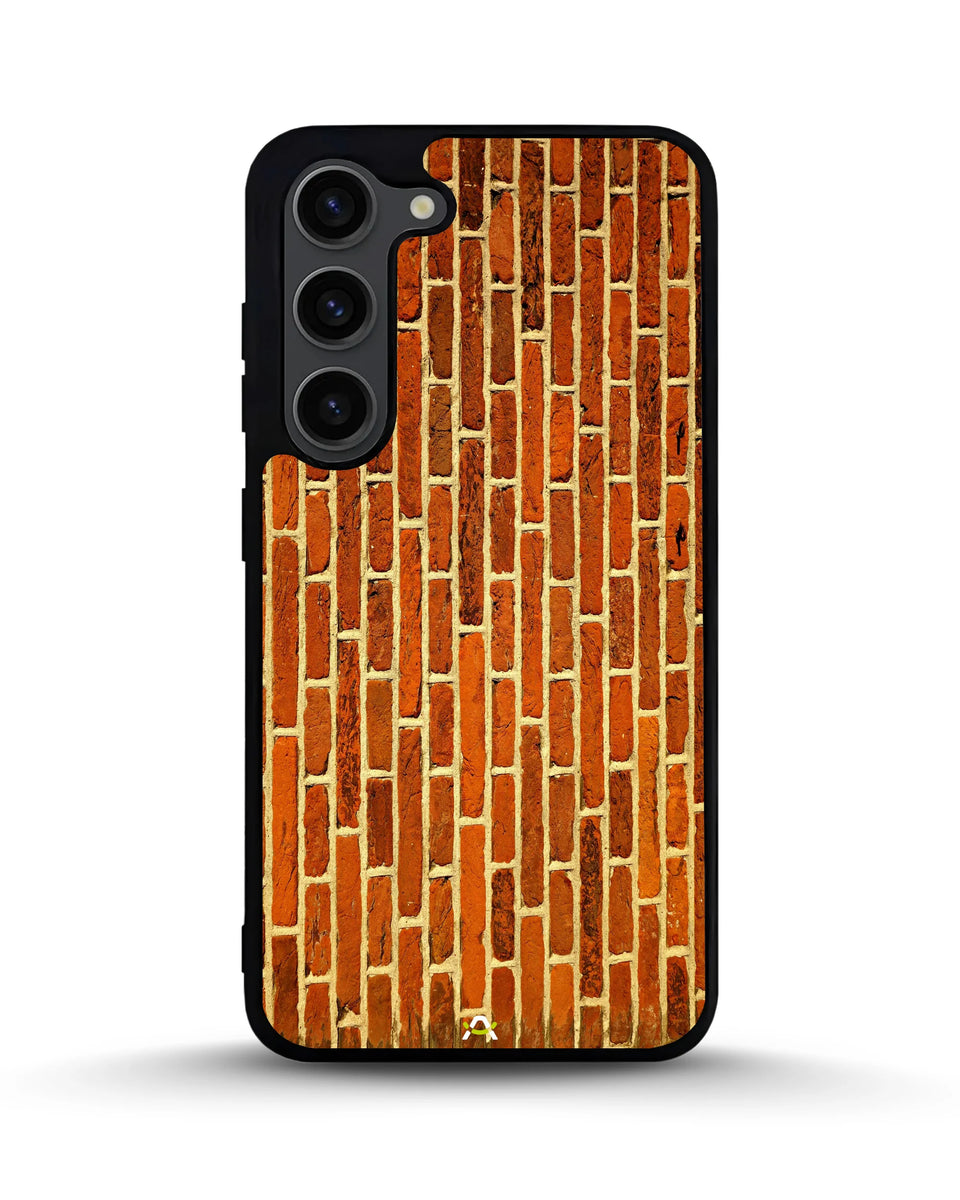Creslia rustic red brick phone case - rustic red brick phone case samsung galaxy s23 plus