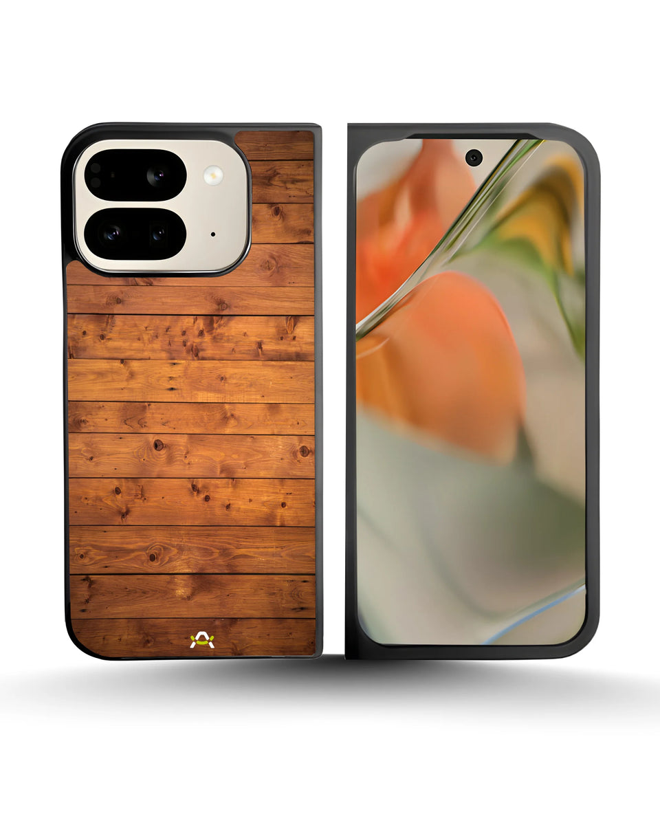Creslia rustic wooden planks phone case - rustic wooden planks phone case google pixel 9 pro fold