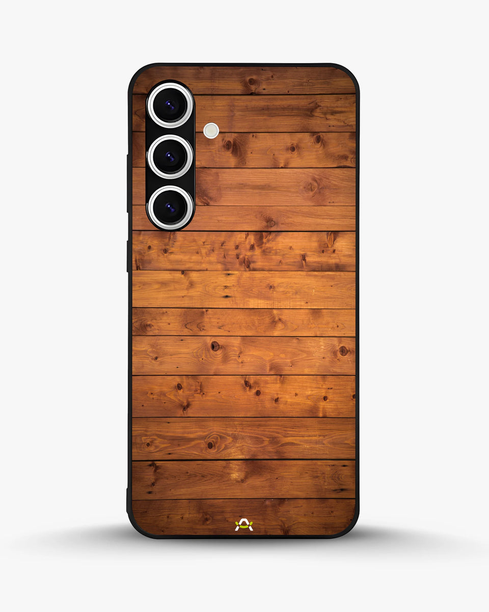 Creslia rustic wooden planks phone case - rustic wooden planks phone case samsung galaxy s25 plus