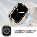 Clear Hybrid Bumper Case for Apple Watch Ultra 49mm – Shockproof Transparent Cover - Creslia