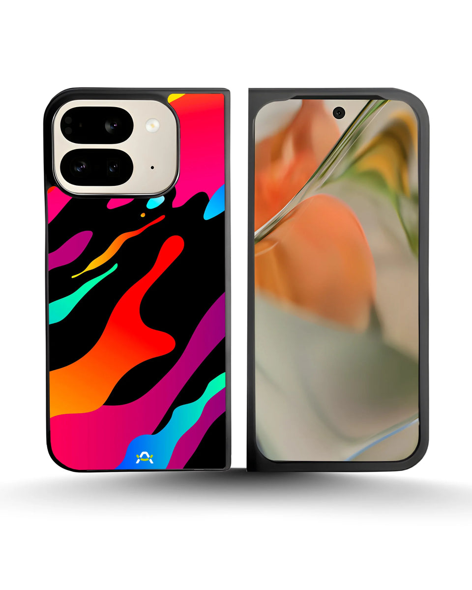 Creslia splash case printed back cover - splash case printed back cover google pixel 9 pro fold