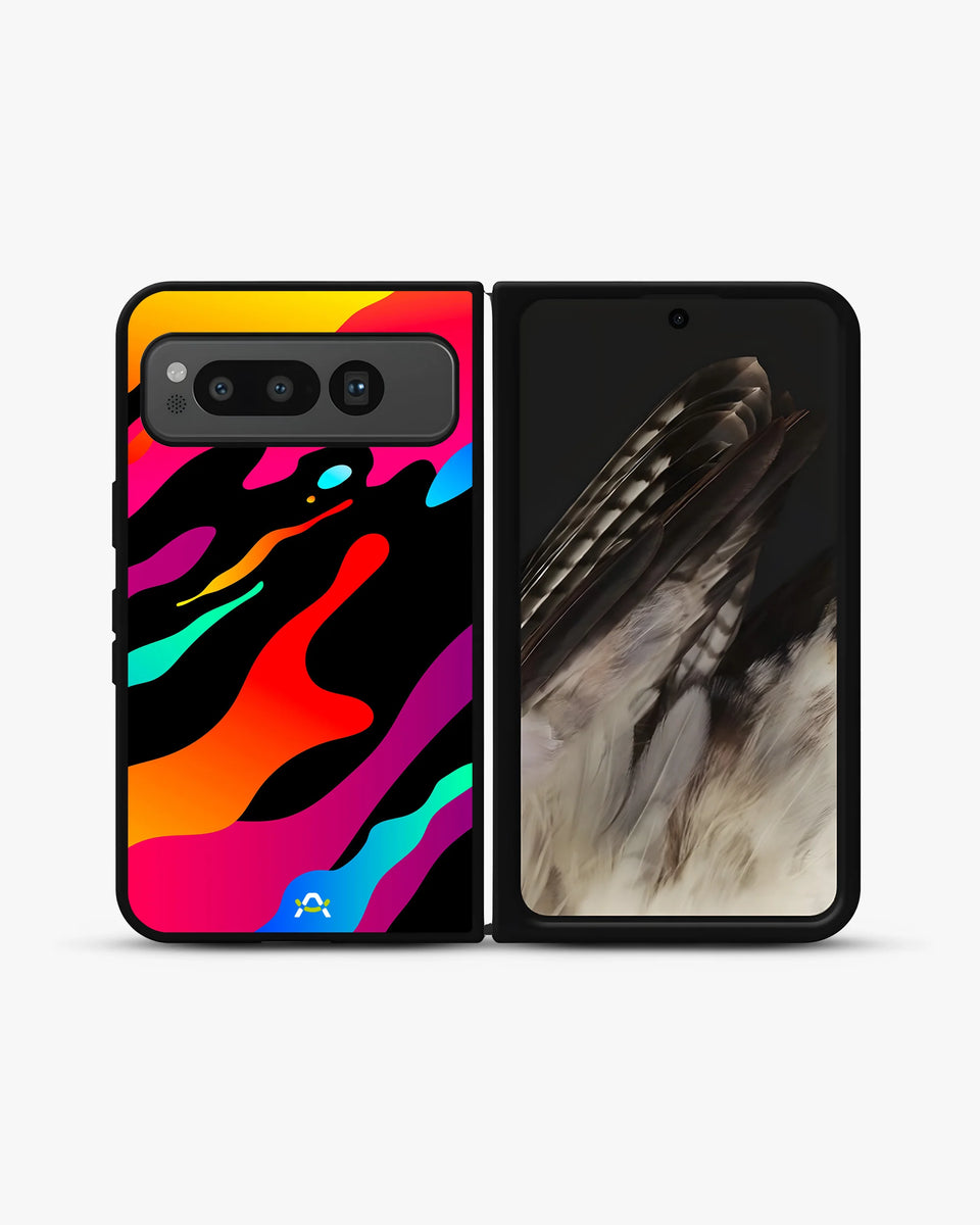 Creslia splash case printed back cover - splash case printed back cover google pixel fold