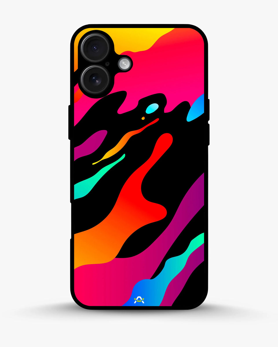 Creslia splash case printed back cover - splash case printed back cover iphone 16 plus