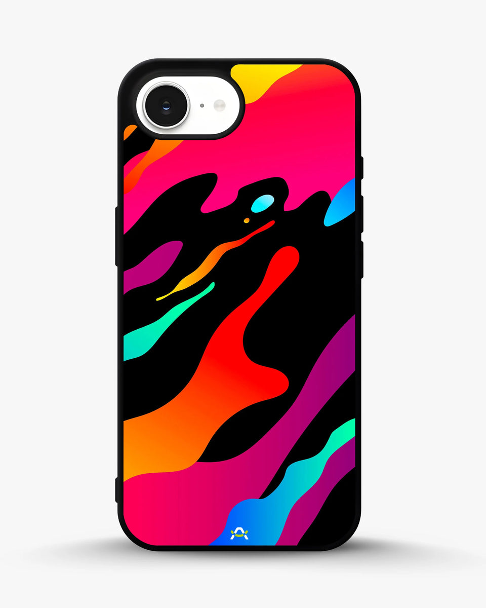 Creslia splash case printed back cover - splash case printed back cover iphone 16e