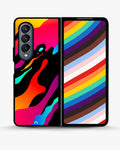 Creslia splash case printed back cover - splash case printed back cover samsung galaxy z fold 4