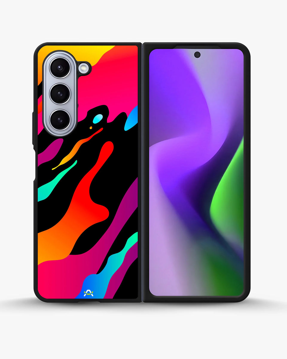 Creslia splash case printed back cover - splash case printed back cover samsung galaxy z fold 5