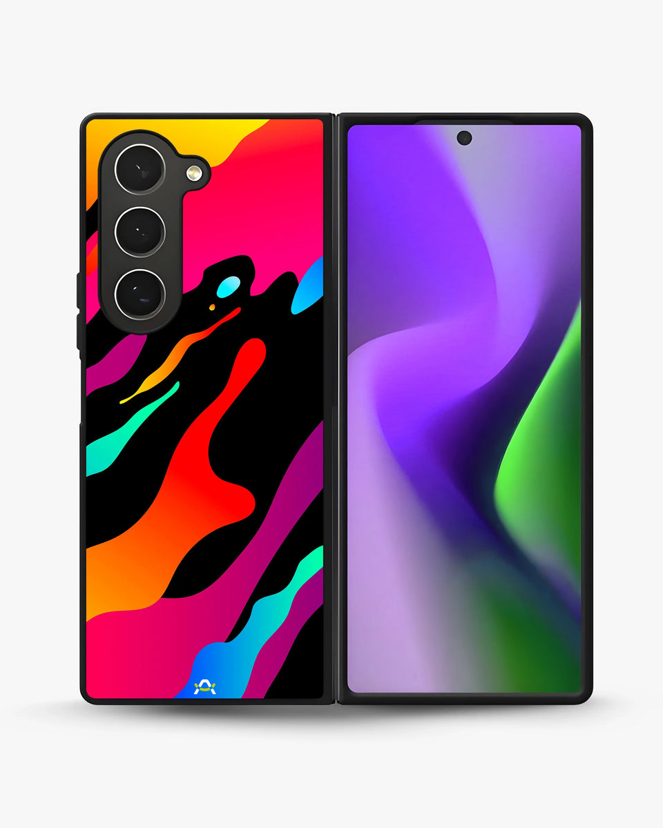 Creslia splash case printed back cover - splash case printed back cover samsung galaxy z fold 6
