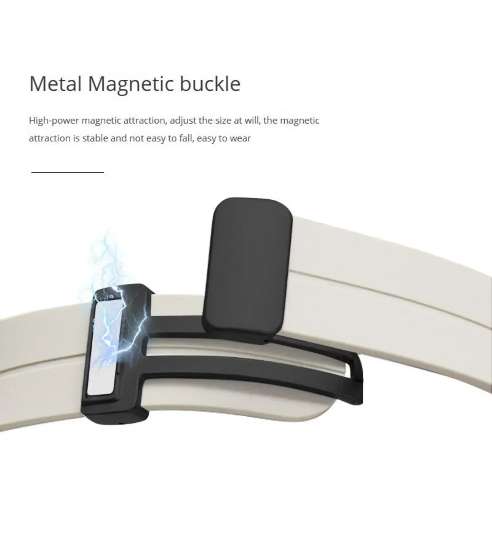 Silicone Magnetic Buckle Apple Watch Band – Blue - Creslia