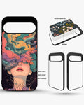 Creslia surreal face designer female case general construction specs - surreal face designer female case google pixel general specs 1