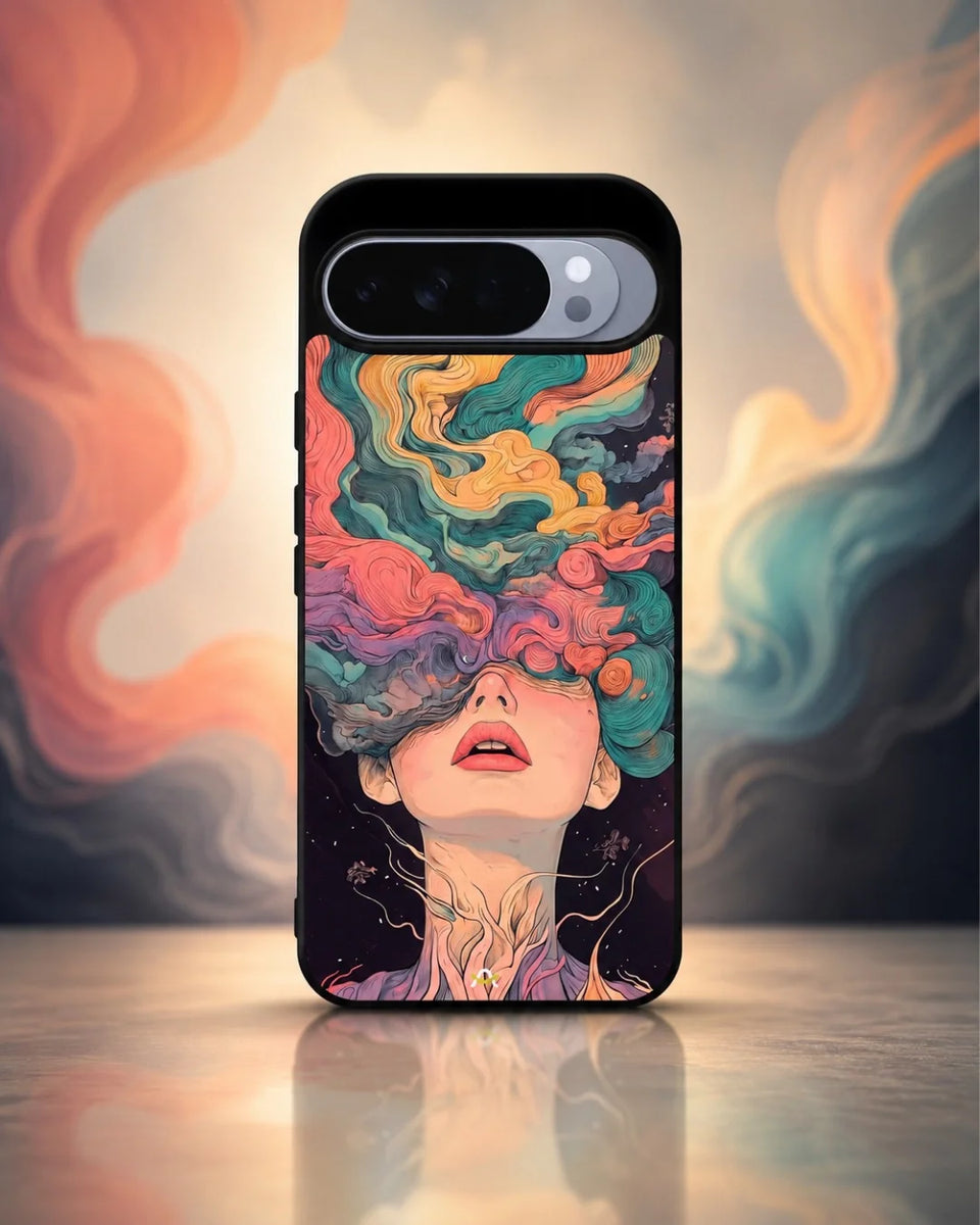 Creslia surreal face designer female case general construction specs - surreal face designer female case google pixel general specs 5